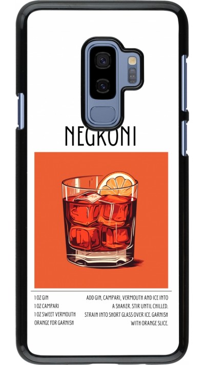 Coque Samsung Galaxy S9+ - Cocktail recette Negroni