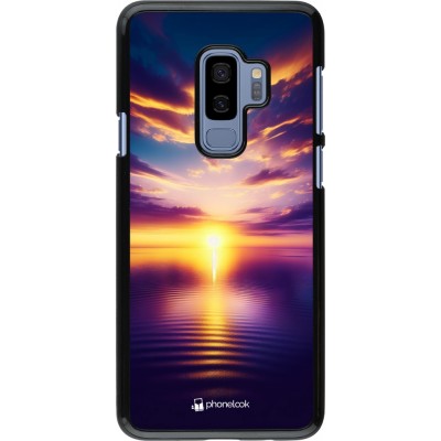 Coque Samsung Galaxy S9+ - Coucher soleil jaune violet