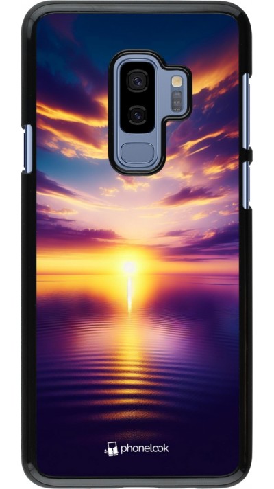 Coque Samsung Galaxy S9+ - Coucher soleil jaune violet