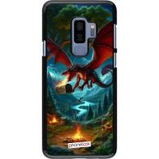 Coque Samsung Galaxy S9+ - Dragon Volant Forêt Trésor