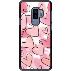 Coque Samsung Galaxy S9+ - Easter 2023 pink hearts