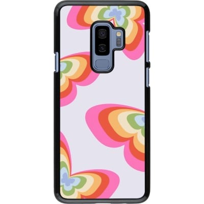 Coque Samsung Galaxy S9+ - Easter 2024 rainbow butterflies