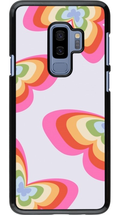 Coque Samsung Galaxy S9+ - Easter 2024 rainbow butterflies