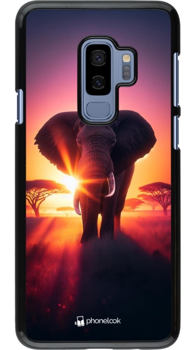 Coque Samsung Galaxy S9+ - Elephant Sunrise Beauty