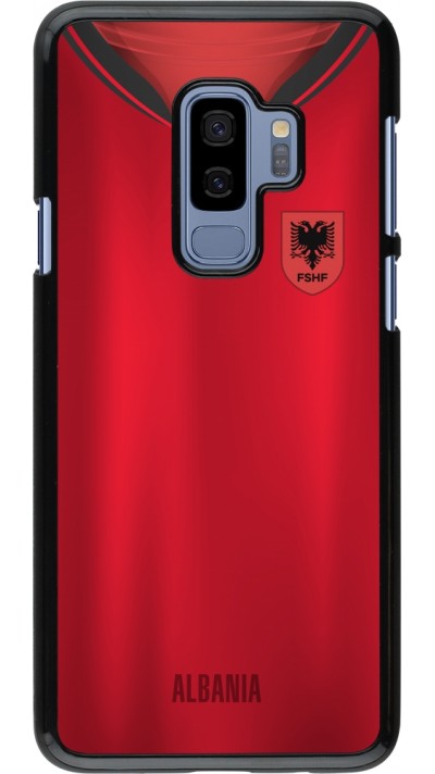 Coque Samsung Galaxy S9+ - Maillot de football Albanie personnalisable