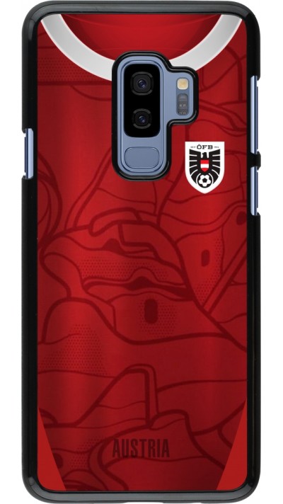 Coque Samsung Galaxy S9+ - Maillot de football Autriche personnalisable