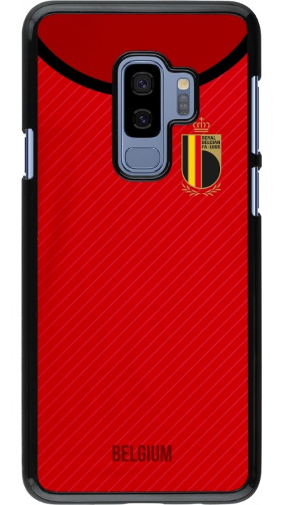 Coque Samsung Galaxy S9+ - Maillot de football Belgique 2022 personnalisable