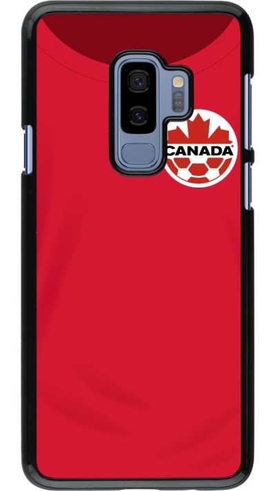 Coque Samsung Galaxy S9+ - Maillot de football Canada 2022 personnalisable