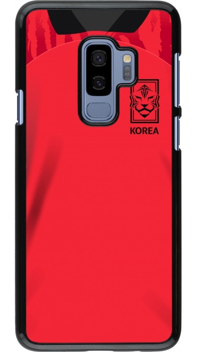 Coque Samsung Galaxy S9+ - Maillot de football Corée du Sud 2022 personnalisable