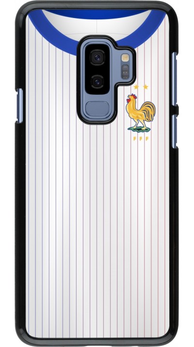 Coque Samsung Galaxy S9+ - Maillot de football France Extérieur personnalisable