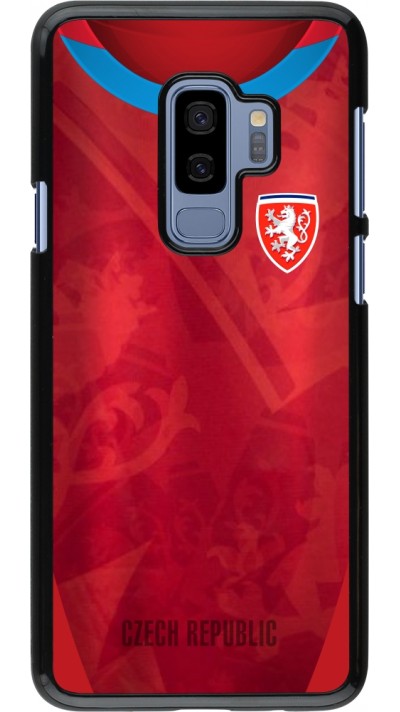 Coque Samsung Galaxy S9+ - Maillot de football République Tchèque personnalisable