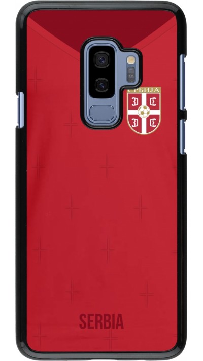 Coque Samsung Galaxy S9+ - Maillot de football Serbie 2022 personnalisable