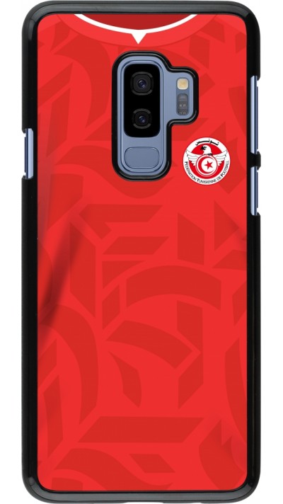 Coque Samsung Galaxy S9+ - Maillot de football Tunisie 2022 personnalisable