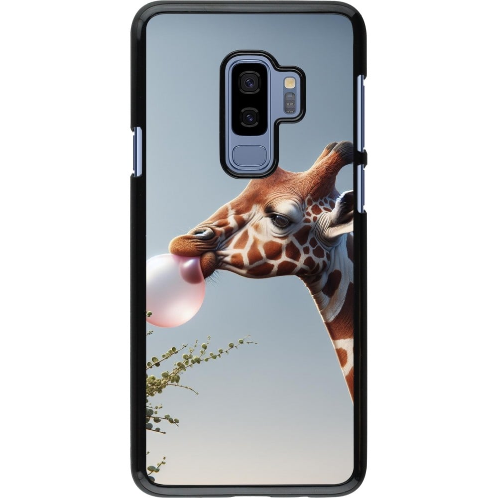 Coque Samsung Galaxy S9+ - Girafe à bulle