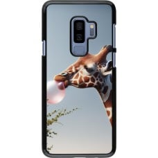 Coque Samsung Galaxy S9+ - Girafe à bulle