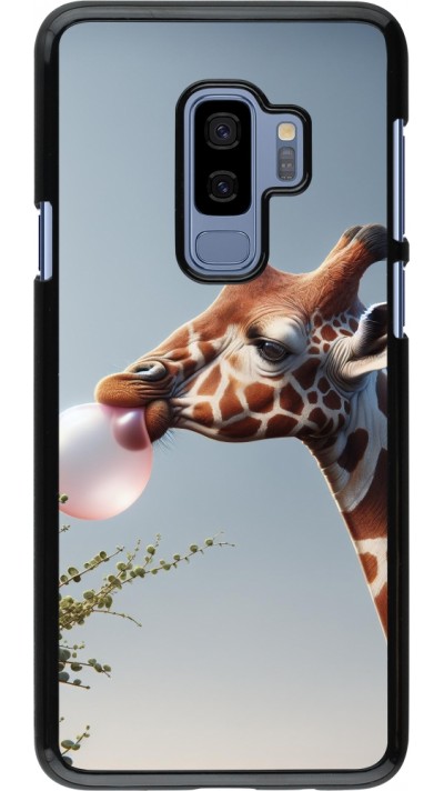 Coque Samsung Galaxy S9+ - Girafe à bulle