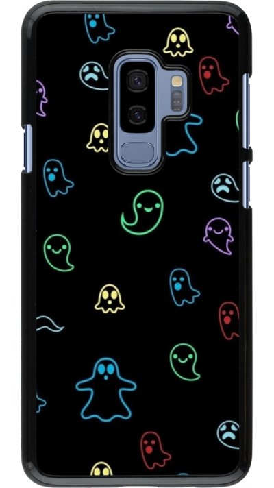 Coque Samsung Galaxy S9+ - Halloween 2024 colorful ghosts