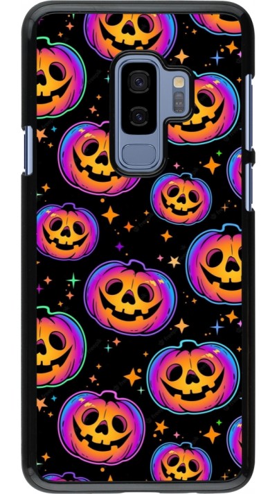 Coque Samsung Galaxy S9+ - Halloween 2024 rainbow pumpkins