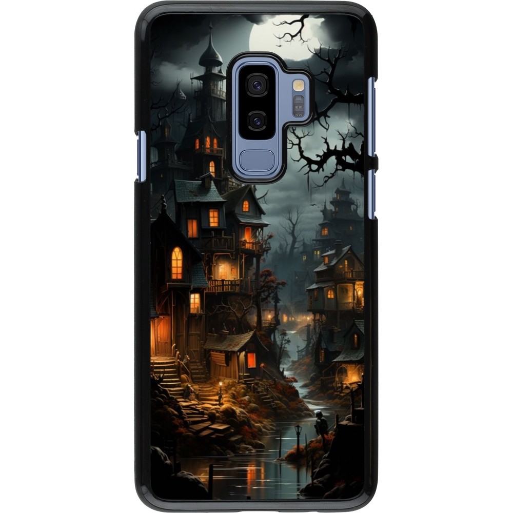 Samsung Galaxy S9+ Case Hülle - Halloween 2024 scary town