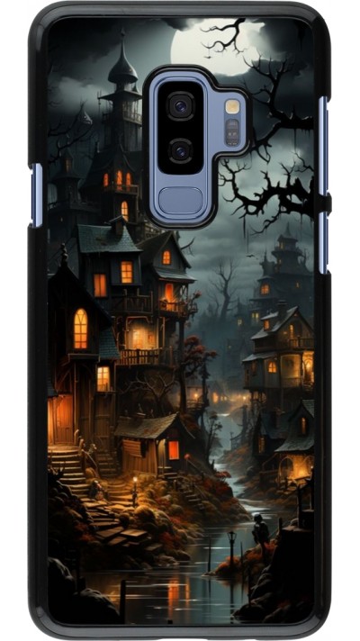 Coque Samsung Galaxy S9+ - Halloween 2024 scary town