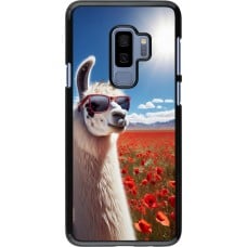 Coque Samsung Galaxy S9+ - Lama Chic en Coquelicot