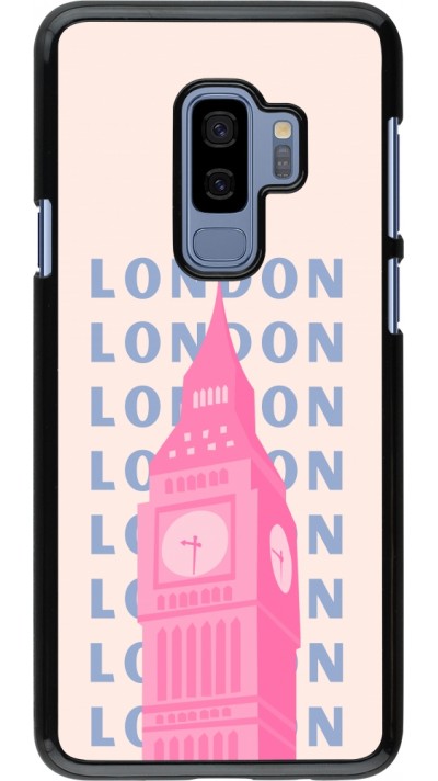 Coque Samsung Galaxy S9+ - London Pink Print