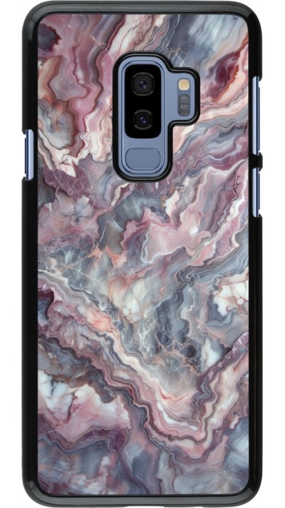 Coque Samsung Galaxy S9+ - Marbre violette argentée