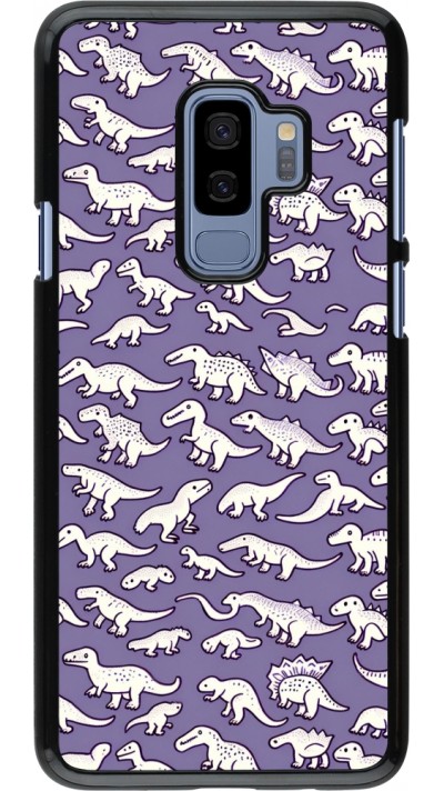 Coque Samsung Galaxy S9+ - Mini dino pattern violet