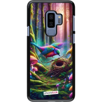 Coque Samsung Galaxy S9+ - Oiseau Nid Forêt