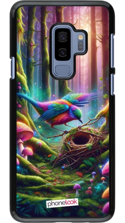 Coque Samsung Galaxy S9+ - Oiseau Nid Forêt