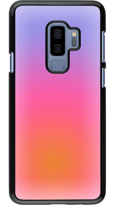 Coque Samsung Galaxy S9+ - Orange Pink Blue Gradient