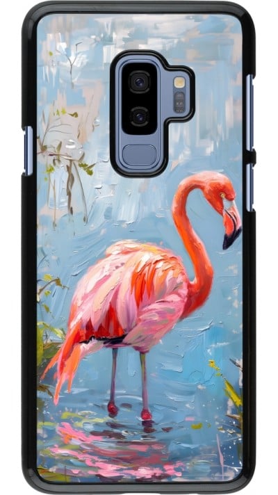 Coque Samsung Galaxy S9+ - Paint Flamingo