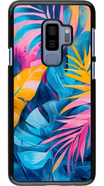 Coque Samsung Galaxy S9+ - Palms Blue