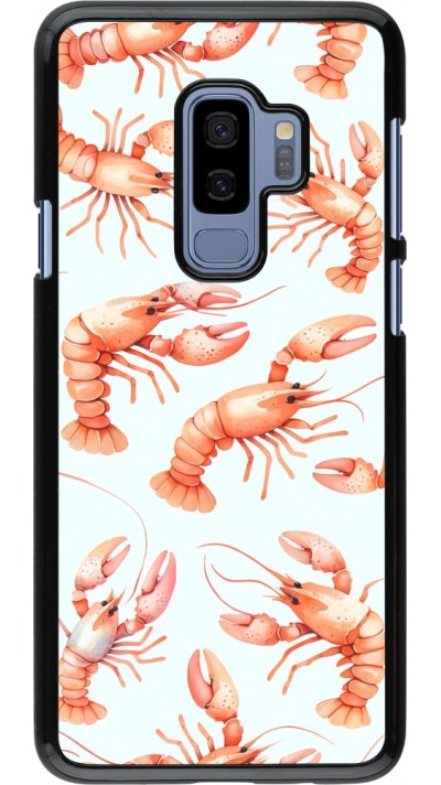 Coque Samsung Galaxy S9+ - Pattern de homards pastels