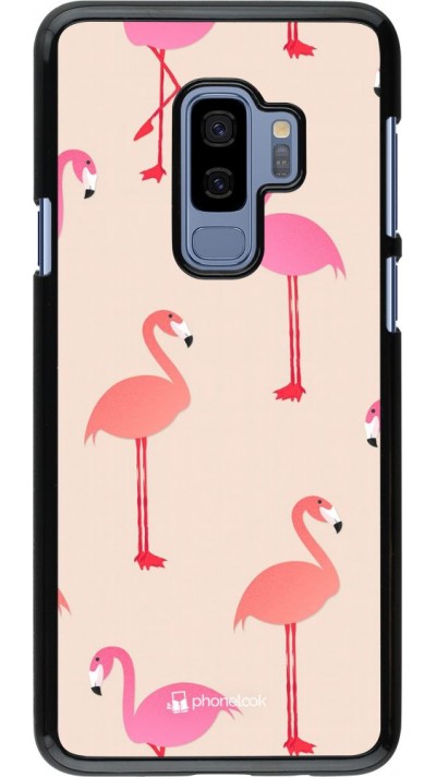 Coque Samsung Galaxy S9+ - Pink Flamingos Pattern