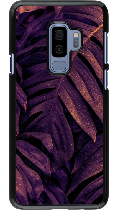 Coque Samsung Galaxy S9+ - Purple Light Leaves