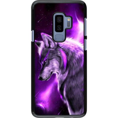 Coque Samsung Galaxy S9+ - Purple Sky Wolf