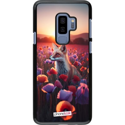 Coque Samsung Galaxy S9+ - Renard pourpre au crépuscule