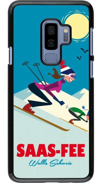 Coque Samsung Galaxy S9+ - Saas-Fee Ski Downhill