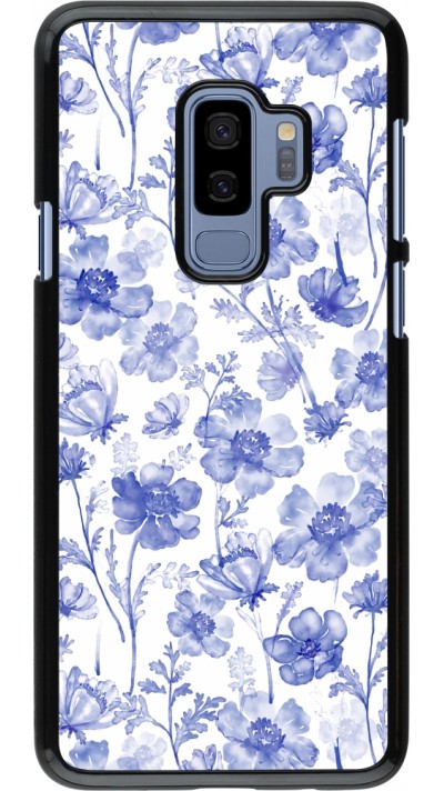 Coque Samsung Galaxy S9+ - Spring 23 watercolor blue flowers