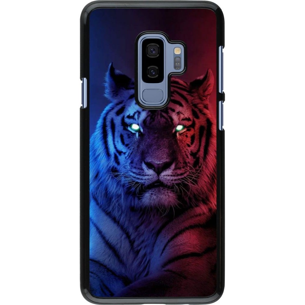 Coque Samsung Galaxy S9+ - Tiger Blue Red