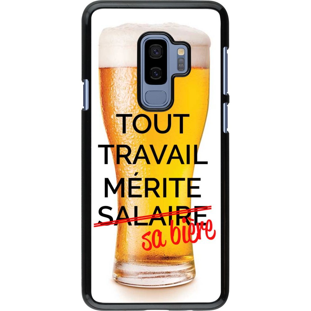 Coque Samsung Galaxy S9+ - Tout travail mérite sa bière