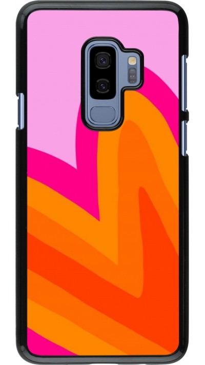 Coque Samsung Galaxy S9+ - Valentine 2024 heart gradient