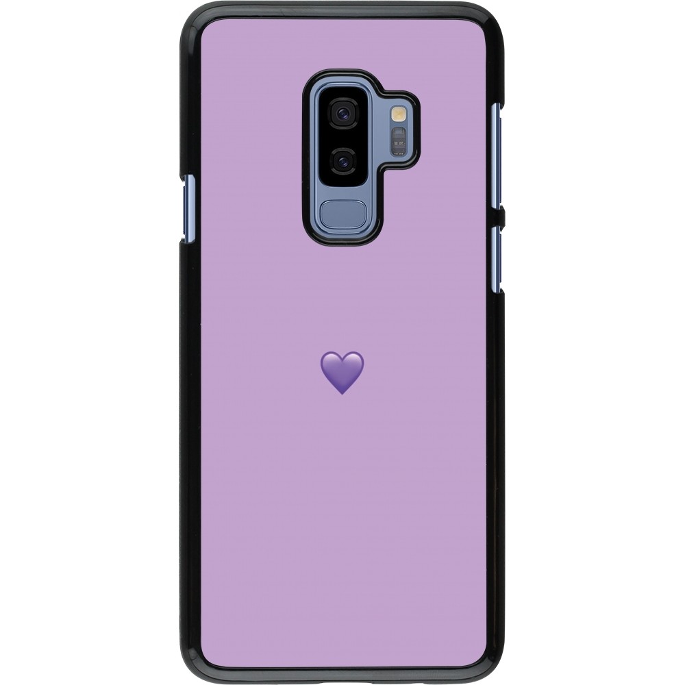 Coque Samsung Galaxy S9+ - Valentine 2023 purpule single heart