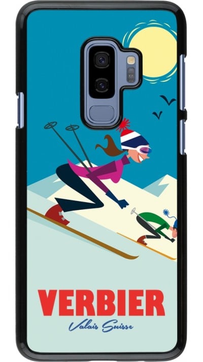 Coque Samsung Galaxy S9+ - Verbier Ski Downhill