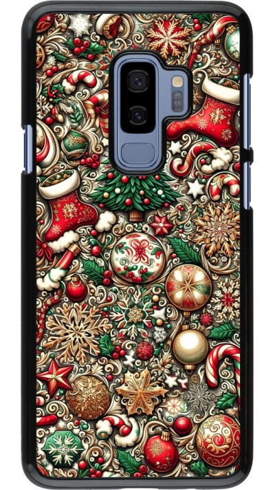 Coque Samsung Galaxy S9+ - Noël 2023 micro pattern