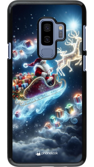 Coque Samsung Galaxy S9+ - Noël 2023 Père Noël enchanté