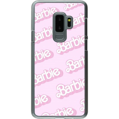 Coque Samsung Galaxy S9+ - Plastique transparent Barbie light pink pattern