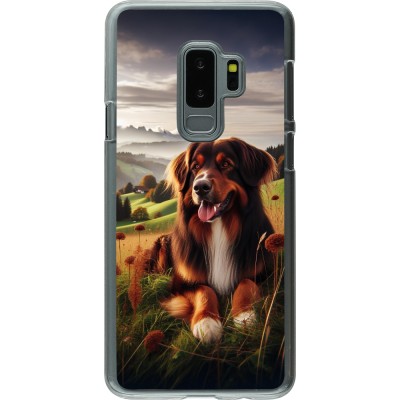 Coque Samsung Galaxy S9+ - Plastique transparent Chien Campagne Suisse