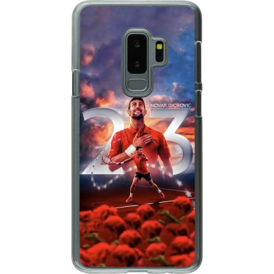 Coque Samsung Galaxy S9+ - Plastique transparent Djokovic 23 Grand Slam